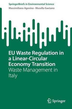 EU Waste Regulation in a Linear-Circular Economy Transition: Waste Management in Italy de Massimiliano Agovino