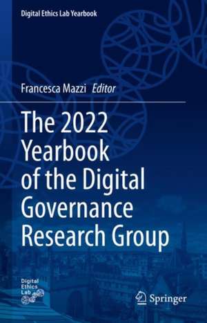 The 2022 Yearbook of the Digital Governance Research Group de Francesca Mazzi