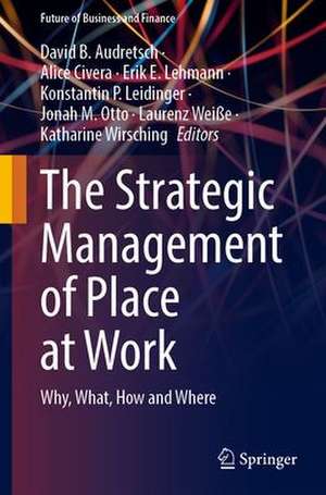 The Strategic Management of Place at Work: Why, What, How and Where de David B. Audretsch