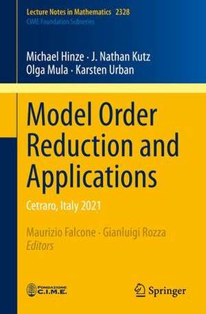 Model Order Reduction and Applications: Cetraro, Italy 2021 de Michael Hinze