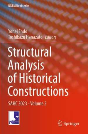 Structural Analysis of Historical Constructions de Yohei Endo