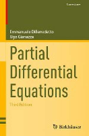 Partial Differential Equations de Emmanuele DiBenedetto