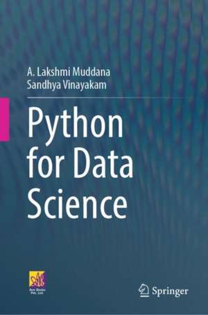 Python for Data Science de A. Lakshmi Muddana