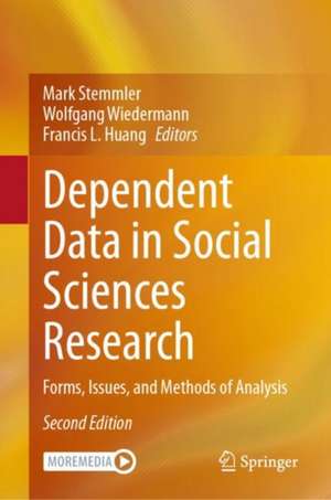Dependent Data in Social Sciences Research de Mark Stemmler