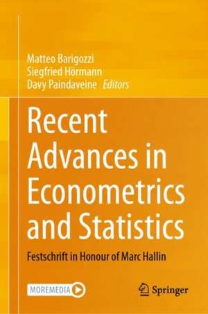 Recent Advances in Econometrics and Statistics de Matteo Barigozzi