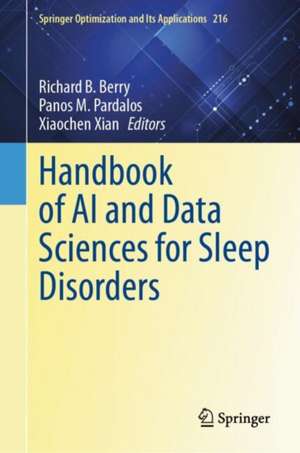 Handbook of AI and Data Sciences for Sleep Disorders de Richard B. Berry