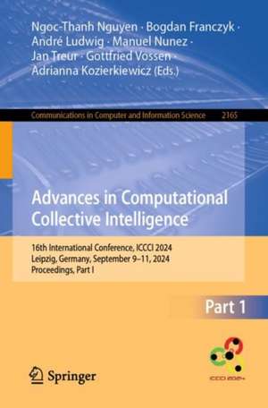 Advances in Computational Collective Intelligence de Ngoc-Than Nguyen
