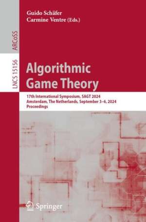 Algorithmic Game Theory de Guido Schäfer