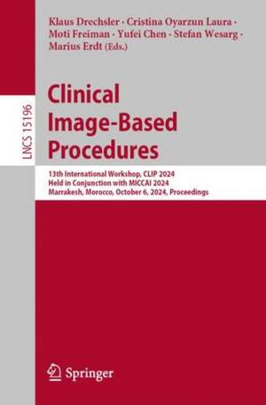 Clinical Image-Based Procedures de Klaus Drechsler