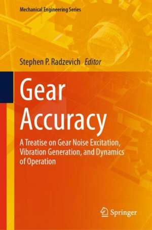 Gear Accuracy de Stephen P. Radzevich