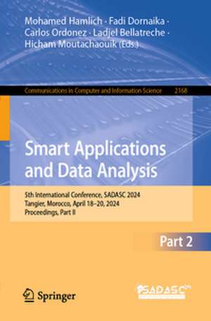 Smart Applications and Data Analysis de Mohamed Hamlich