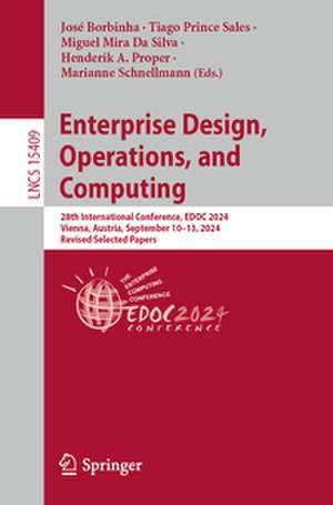 Enterprise Design, Operations, and Computing de José Borbinha