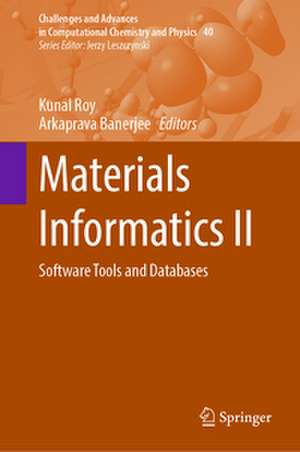 Materials Informatics II de Kunal Roy