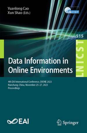 Data Information in Online Environments de Yuanlong Cao