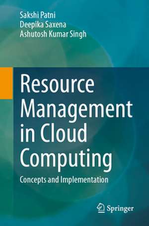 Resource Management in Cloud Computing de Sakshi Patni