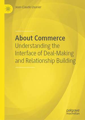 About Commerce de Jean-Claude Usunier