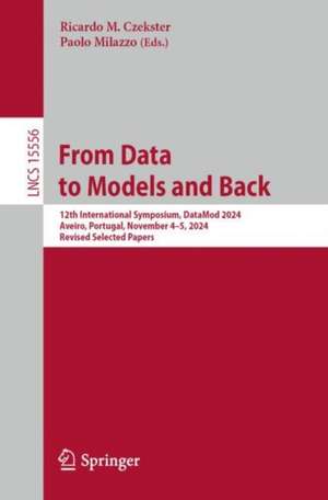 From Data to Models and Back de Ricardo M. Czekster