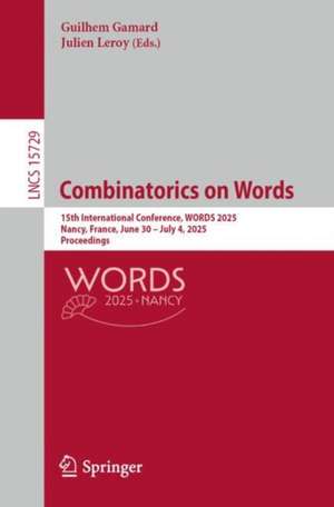 Combinatorics on Words de Guilhem Gamard