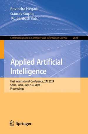 Applied Artificial Intelligence de Ravindra Hegadi