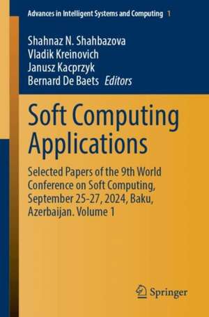 Soft Computing Applications de Bernard De Baets