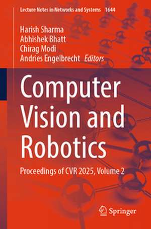Computer Vision and Robotics de Harish Sharma
