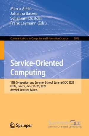 Service-Oriented Computing de Marco Aiello