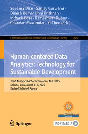 Human-centered Data Analytics: Technology for Sustainable Development de Suparna Dhar