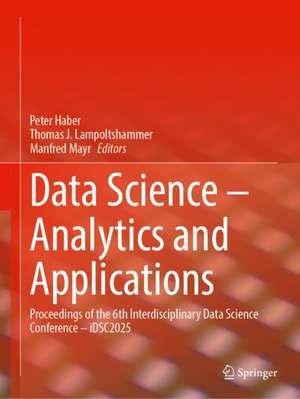 Data Science - Analytics and Applications de Manfred Mayr