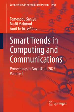 Smart Trends in Computing and Communications de Amit Joshi