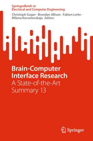 Brain-Computer Interface Research de Brendan Allison