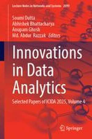 Innovations in Data Analytics de Abhishek Bhattacharya