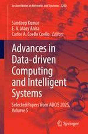 Advances in Data-driven Computing and Intelligent Systems de Carlos A. Coello Coello