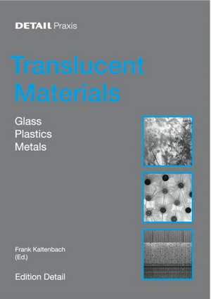 Translucent Materials: Glass, Plastics, Metals de Frank Kaltenbach