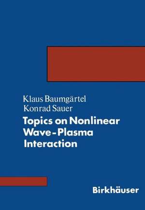 Topics on Nonlinear Wave-Plasma Interaction de BAUMGÄRTEL