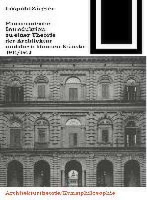 Florentinische Introduktion zu einer Theorie der Architektur und der bildenden Künste (1911/1912) de Leopold Ziegler