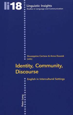 Identity, Community, Discourse de Giuseppina Cortese