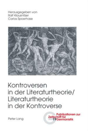 Kontroversen in Der Literaturtheorie/. Literaturtheorie in Der Kontroverse: A Psychoanalytic Critique of Ideology de Ralf Klausnitzer