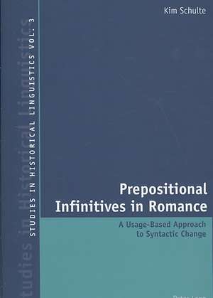 Prepositional Infinitives in Romance de Kim Schulte