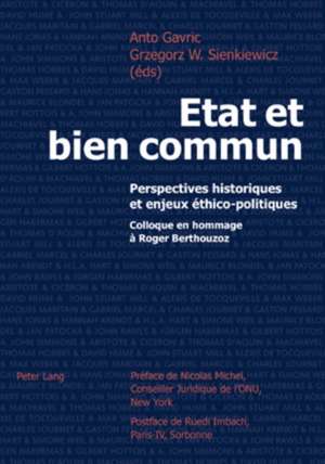 Etat Et Bien Commun
