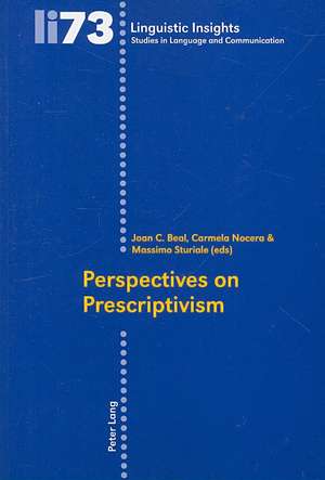 Perspectives on Prescriptivism de Joan C. Beal