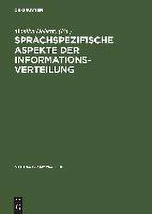 Sprachspezifische Aspekte der Informationsverteilung de Monika Doherty