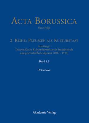 Die Behörde und ihr höheres Personal – Dokumente de Berlin-Brandenburgische Akademie der Wissenschaften