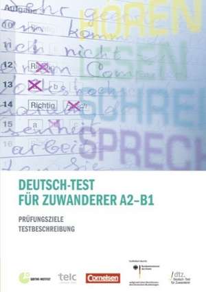 Deutsch-Test für Zuwanderer A2-B1 de Michaela Perlmann-Balme