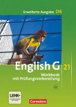 English G 21. Erweiterte Ausgabe D 6. Workbook mit Audios online de Jennifer Seidl