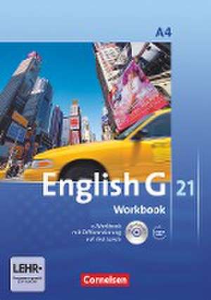 English G 21. Ausgabe A 4. Workbook mit CD-ROM und Audios online de Jennifer Seidl