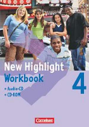 New Highlight 4: 8. Schuljahr. Workbook mit CD-ROM und Text-CD de Gwen Berwick