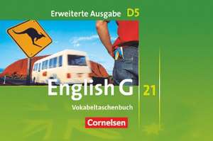 English G 21. Erweiterte Ausgabe D 5. Vokabeltaschenbuch de Wolfgang Biederstädt