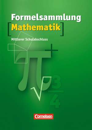 Formelsammlungen Sekundarstufe I - Mittlerer Schulabschluss Westliche Bundesländer (außer BY) de Reinhard Fischer