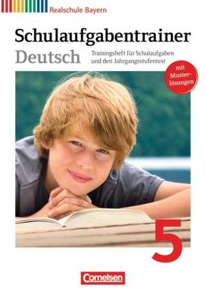 Schulaufgabentrainer Deutsch 5. Jahrgangsstufe. Realschule Bayern. Sprach- und Lesebuch de Gunder Wießmann