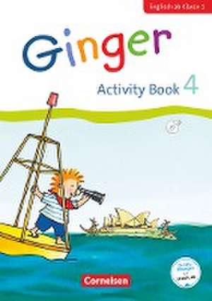 Ginger - Early Start Edition 4. Schuljahr - Activity Book mit Audio-CD, Minibildkarten und Faltbox de Kerstin Caspari-Grote